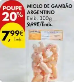 Pingo Doce Miolo de gambão argentino promoção