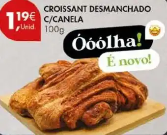 Pingo Doce Croissant desmanchado c/ canela promoção