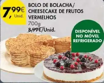 Pingo Doce Bolo de bolacha/ cheesecake de frutos vermelhos promoção