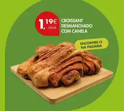 Pingo Doce Croissant desmachado com canela promoção