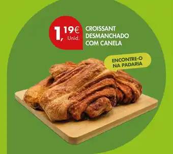 Pingo Doce Croissant desmachado com canela promoção