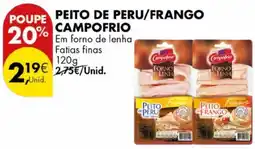 Pingo Doce Peito de peru/frango campofrio promoção