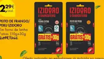 Pingo Doce Peito de frango/ peru izidoro promoção