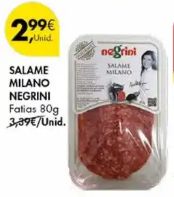 Pingo Doce Salame milano negrini fatias promoção