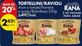 Pingo Doce Tortellini/ravioli promoção