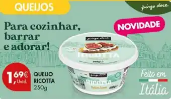 Pingo Doce Queijo ricaotta promoção