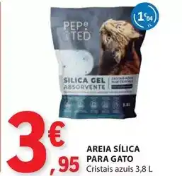 E.Leclerc Areia silica para gato promoção