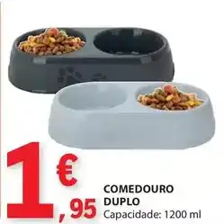 E.Leclerc Comedouro duplo promoção