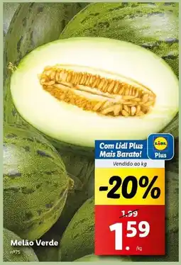 Lidl Melao verde promoção