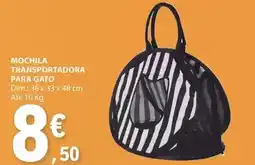 E.Leclerc Dim - mochilas transportadora para gato promoção