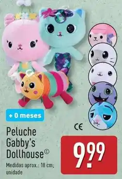 ALDI Peluche gabby's dollhouse promoção