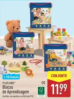 ALDI Playland - blocos de aprendizagem promoção