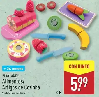 ALDI Playland - alimentos / artigos de cozinha promoção