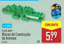 ALDI Playland - blocos de construção de animais promoção