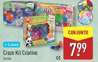 ALDI Craze kit criativo promoção