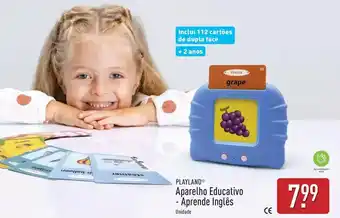 ALDI Playland - aparatendo educativo promoção