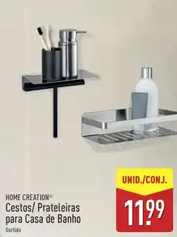 ALDI Home creation - cestos/prateleiras para casa de banho promoção