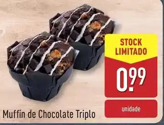 ALDI Muffin de chocolate triplo promoção