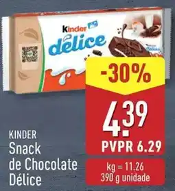 ALDI Kinder - snack de chocolate délice promoção