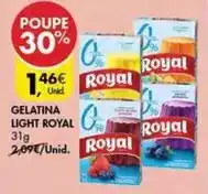 Pingo Doce Royal - gelatina light promoção