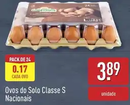 ALDI Ovos do solo classe s nacionals promoção