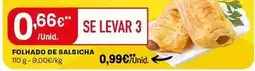 Intermarché Folhado de salsicha promoção