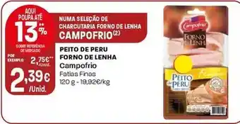 Intermarché Campofrio - peito de peru forno de lenha promoção