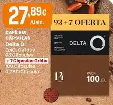 Intermarché Delta q - café em cápsulas promoção