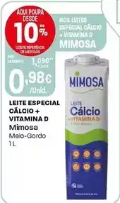 Intermarché Mimosa - leite especial calcio + vitamina d promoção