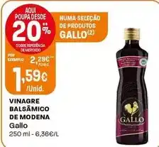 Intermarché Gallo - vinagre balsamico de modena promoção