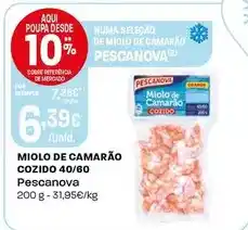 Intermarché Pescanova - miolo de camarão cozido 40/60 promoção