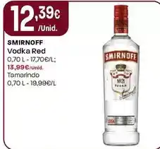 Intermarché Smirnoff - vodka red promoção