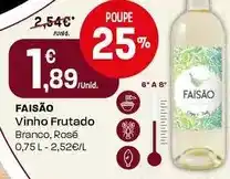 Intermarché Faisão - vinho frutado promoção