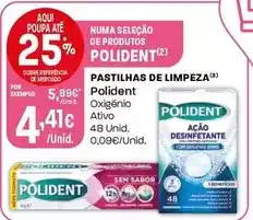 Intermarché Polident - pastilhas de limpeza promoção