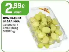 Intermarché Uva branca s/grainha promoção