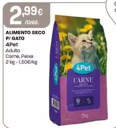 Intermarché 4 pet - alimento seco p/gato promoção