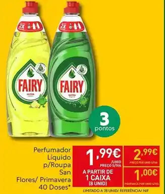 Recheio Fairy - perfumador liquido p/roupa promoção