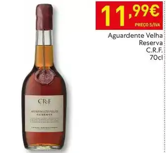 Recheio Crf - aguardente reserva promoção