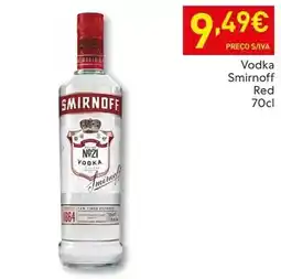 Recheio Smirnoff - vodka red promoção