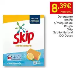 Recheio Skip - detergente em pó p/maquina de roupa promoção