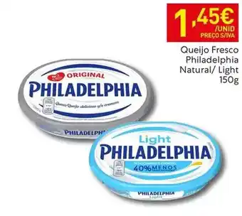 Recheio Philadelphia - queijo fresco natural promoção