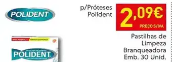 Recheio Polident - pastillas de limpeza promoção