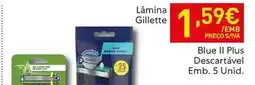 Recheio Gillette - blue 2 plus descartável promoção