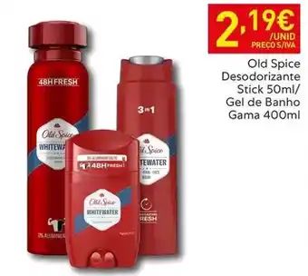 Recheio Old spice - desodorizante stick promoção