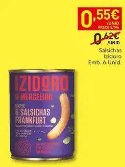 Recheio Izidoro - salsichas promoção