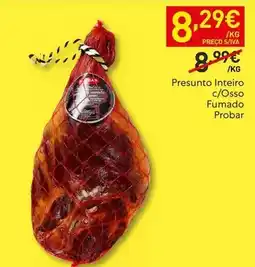 Recheio Probar - presunto inteiro c/osso fumado promoção