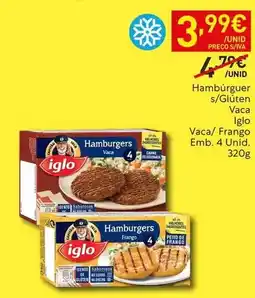 Recheio Iglo - hamburguer s/gluten promoção