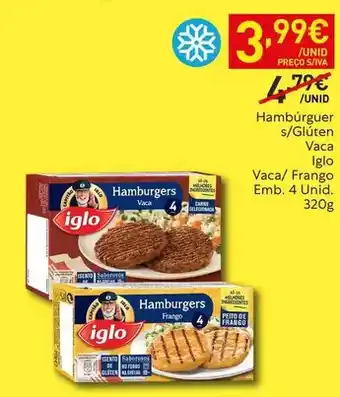 Recheio Iglo - hamburguer s/gluten promoção