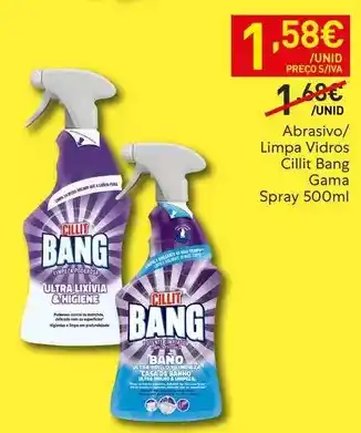 Recheio Bang - abrasivo/ limpa vidros cillit bang promoção