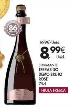 Pingo Doce Espumante terras do demo bruto rosé promoção